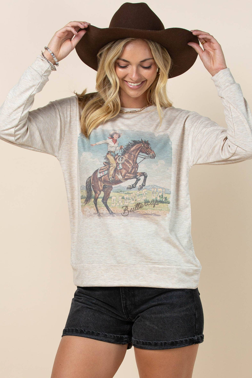 COCO WESTERN VINTAGE GRAPHIC Long Sleeve