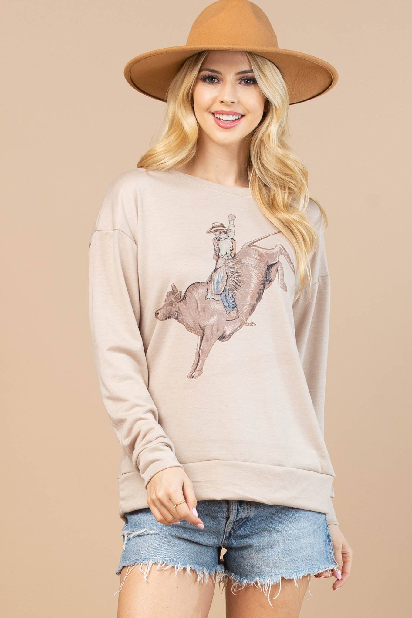 Layla Western Graphic Long Sleeve