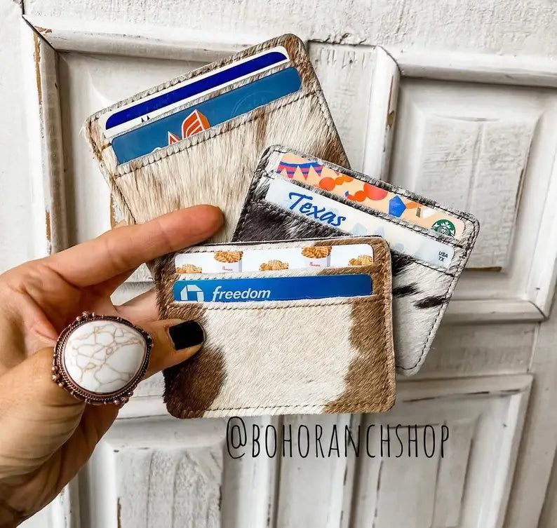 Cowhide Credit Card Holder