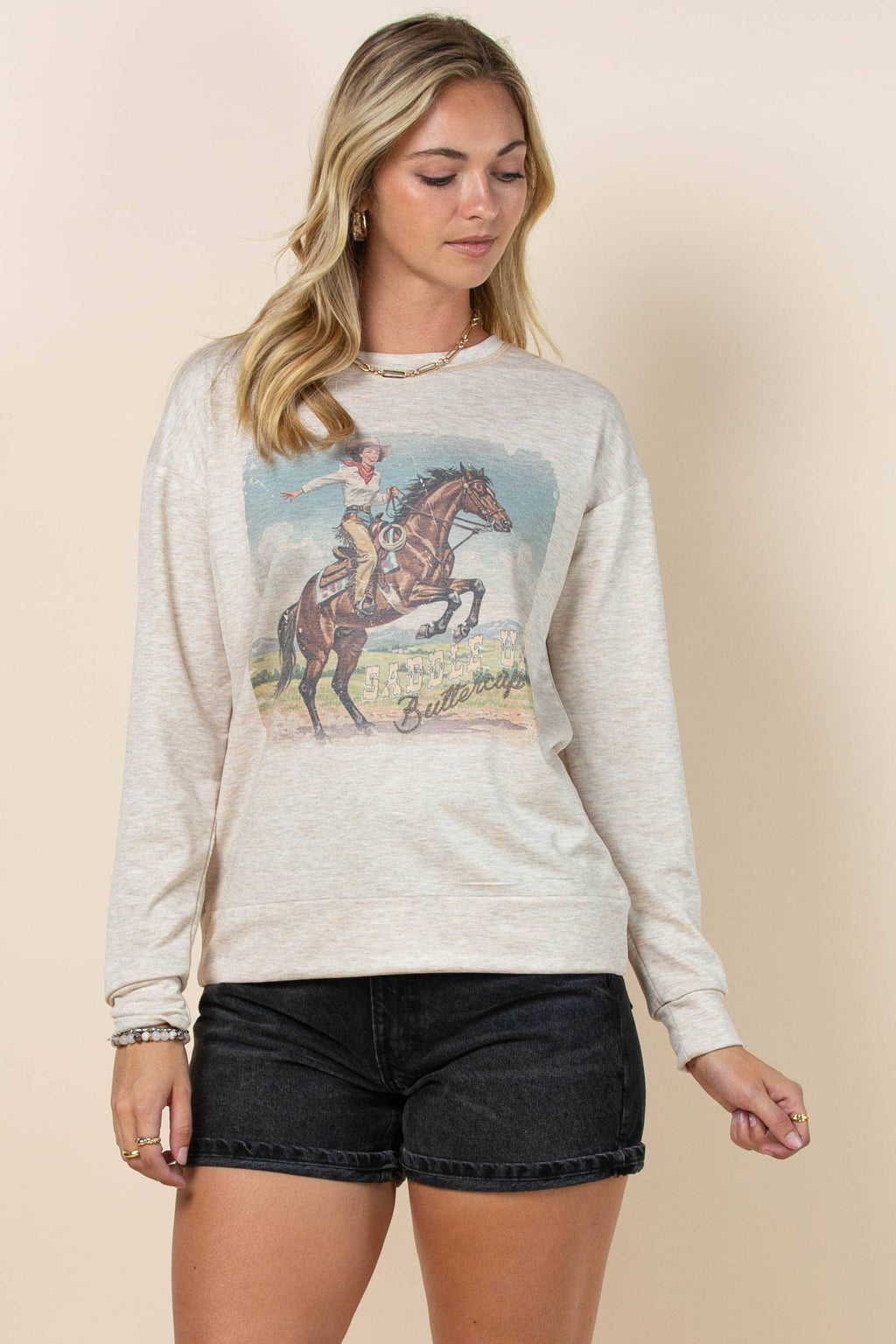 COCO WESTERN VINTAGE GRAPHIC Long Sleeve