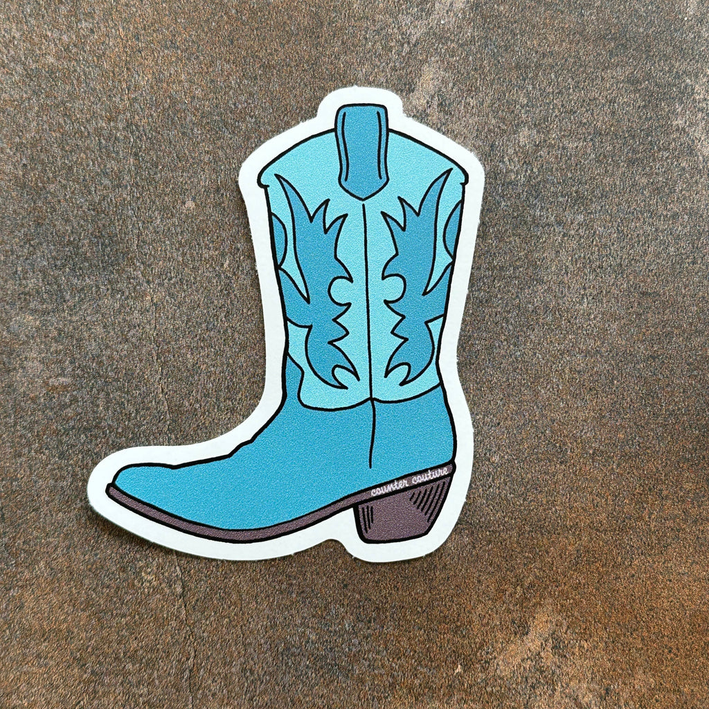 Cowboy Boot Sticker