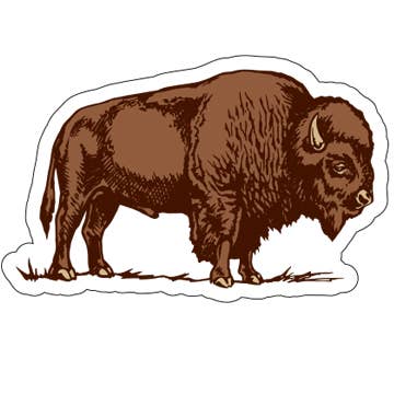 Bison Sticker