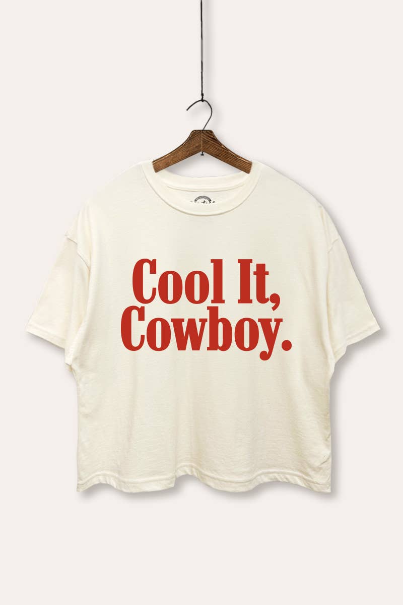 Cool It Cowboy Boxy Top