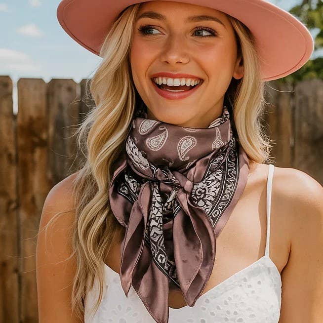 Two Tone Paisley Wild Rag