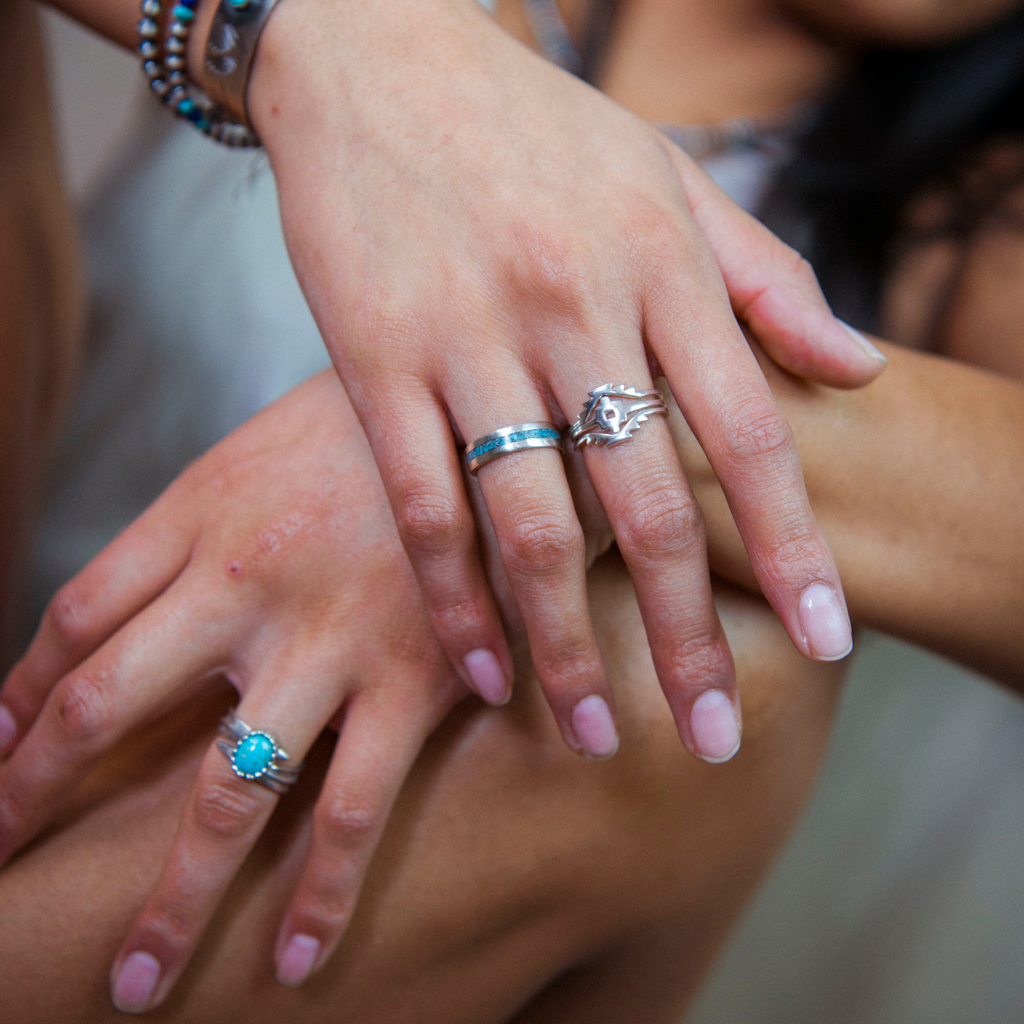 Skyweaver Silver Stackable Rings