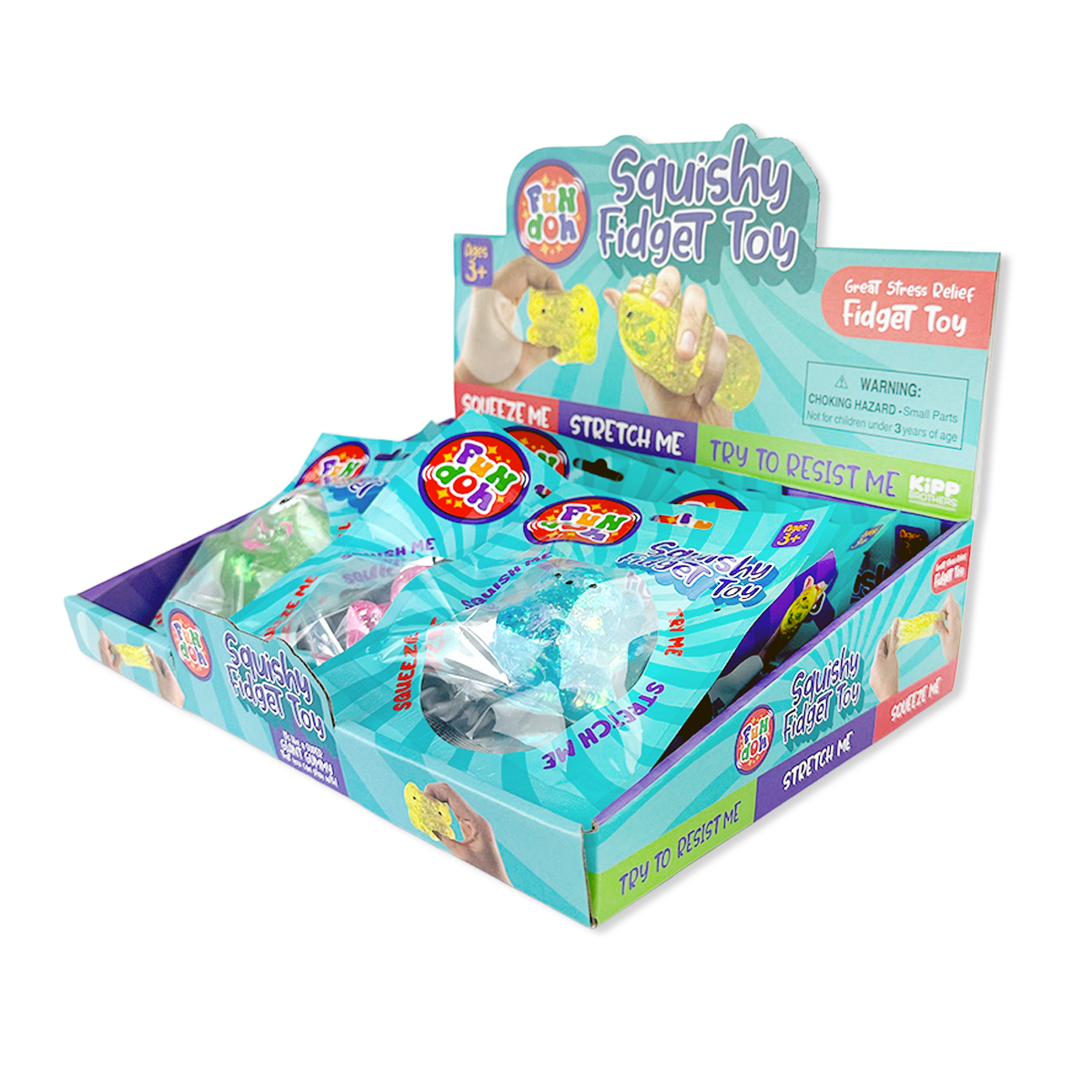 Fun Doh Squish and Squeeze Gummy Fidget Toy