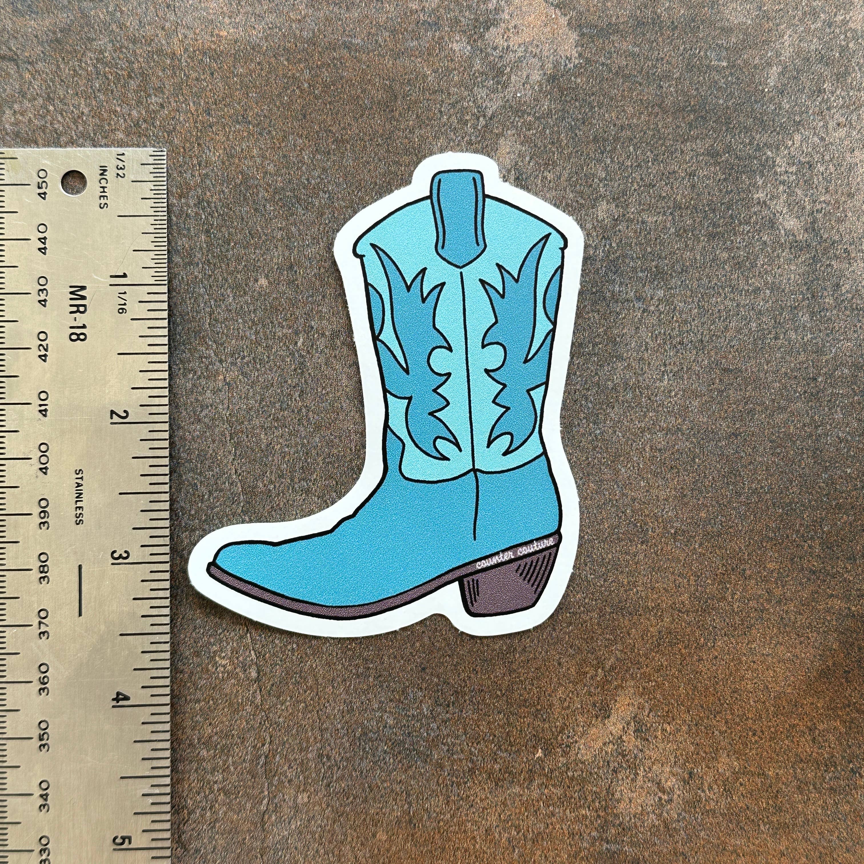Cowboy Boot Sticker
