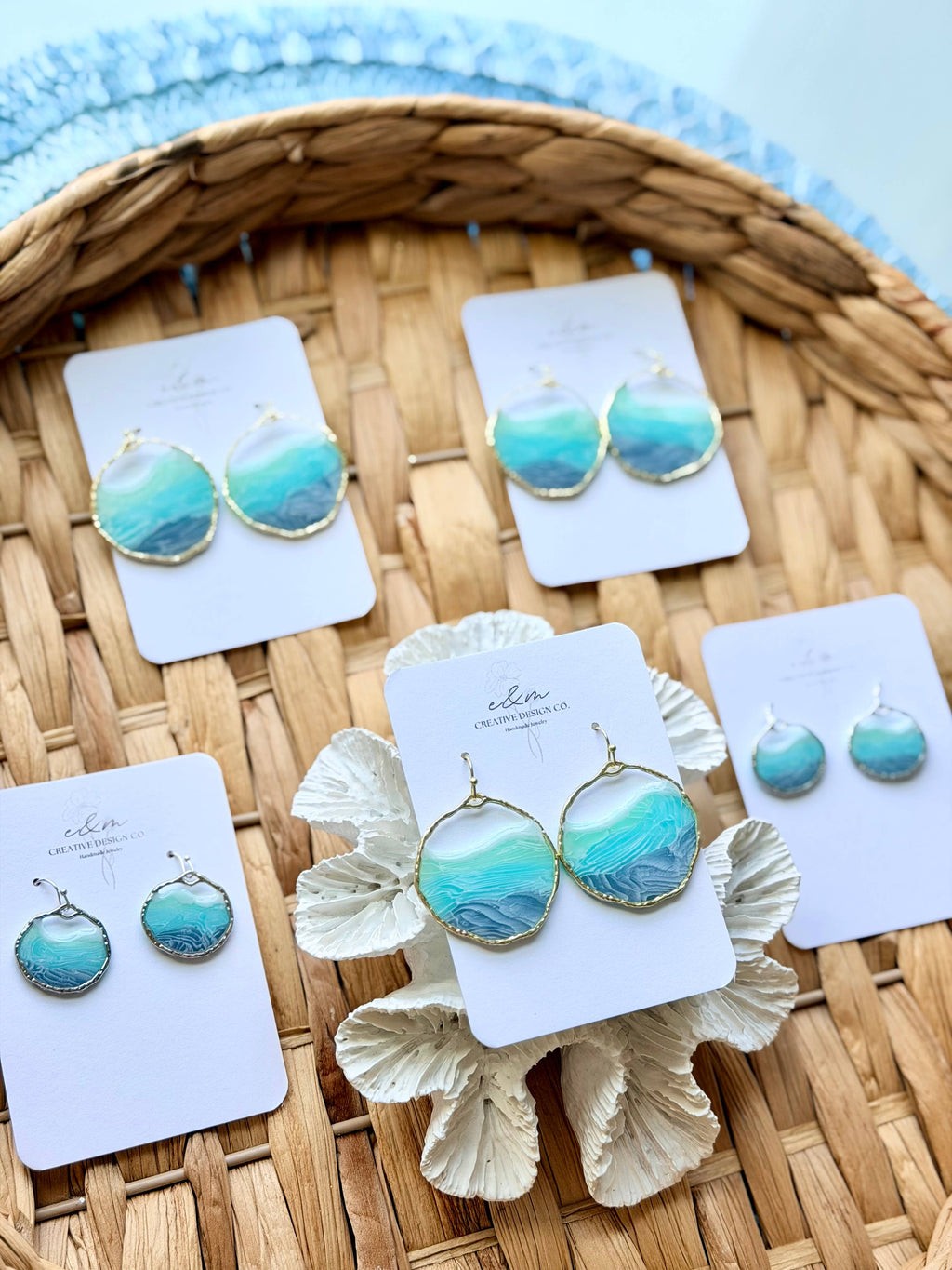Ocean Wave Earrings
