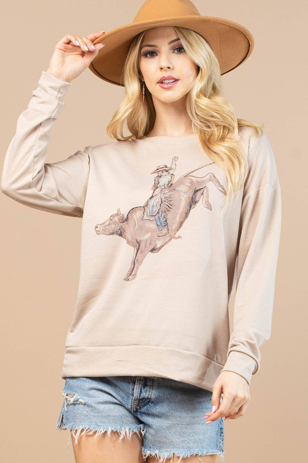 Layla Western Graphic Long Sleeve