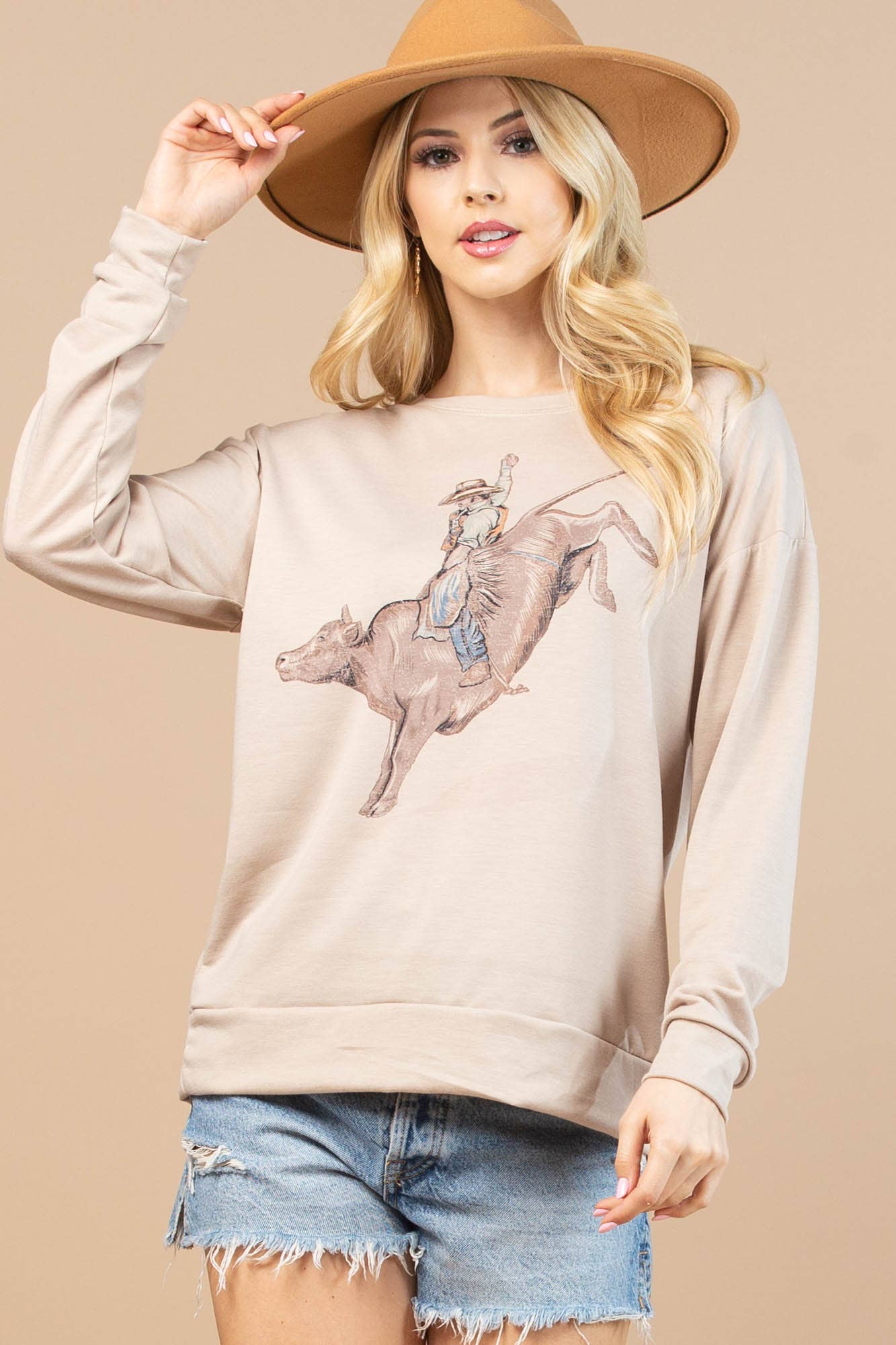 Layla Western Graphic Long Sleeve