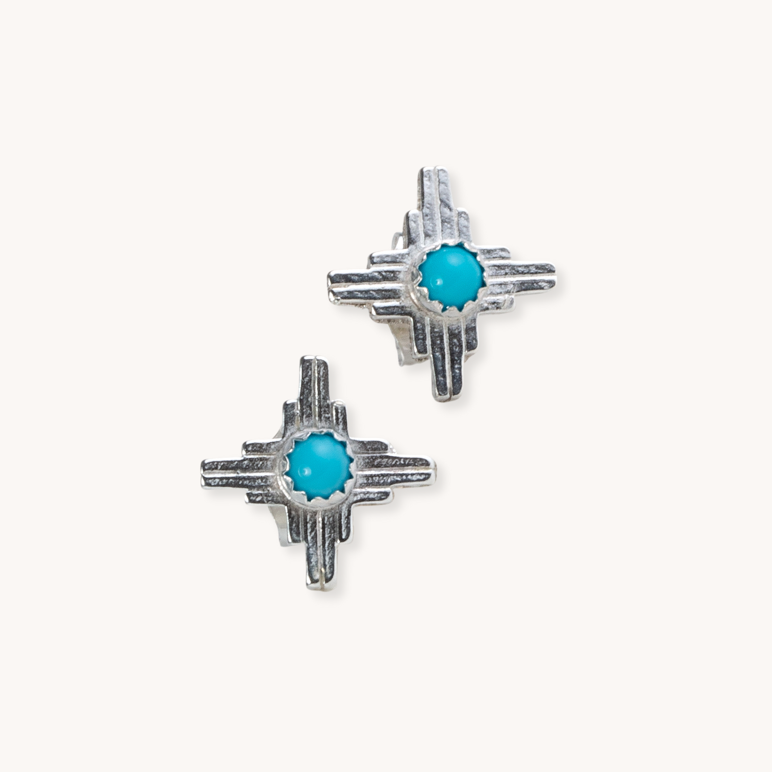 Enchantment Turquoise Mini Zia Stud Earrings