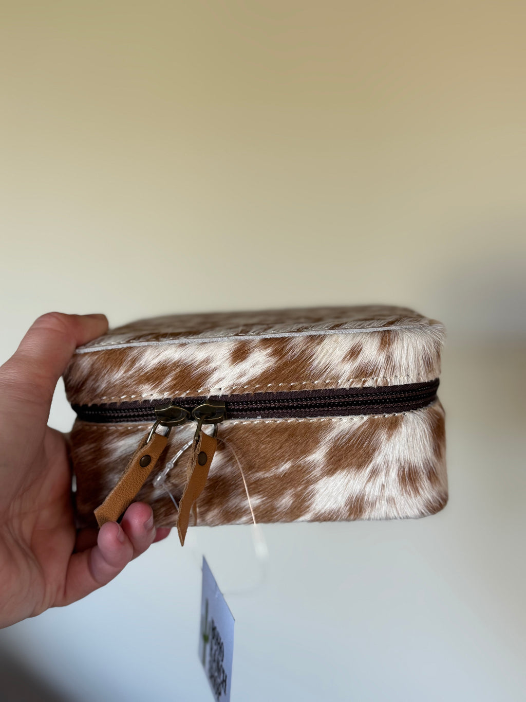 Cowhide Jewelry Box