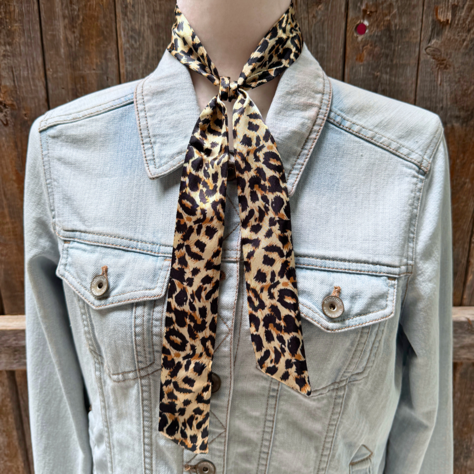 Tan Western Twilly/ Cowgirl Necktie