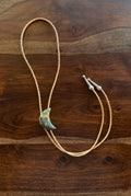 Agate Moon Bolo Tie