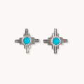 Enchantment Turquoise Mini Zia Stud Earrings