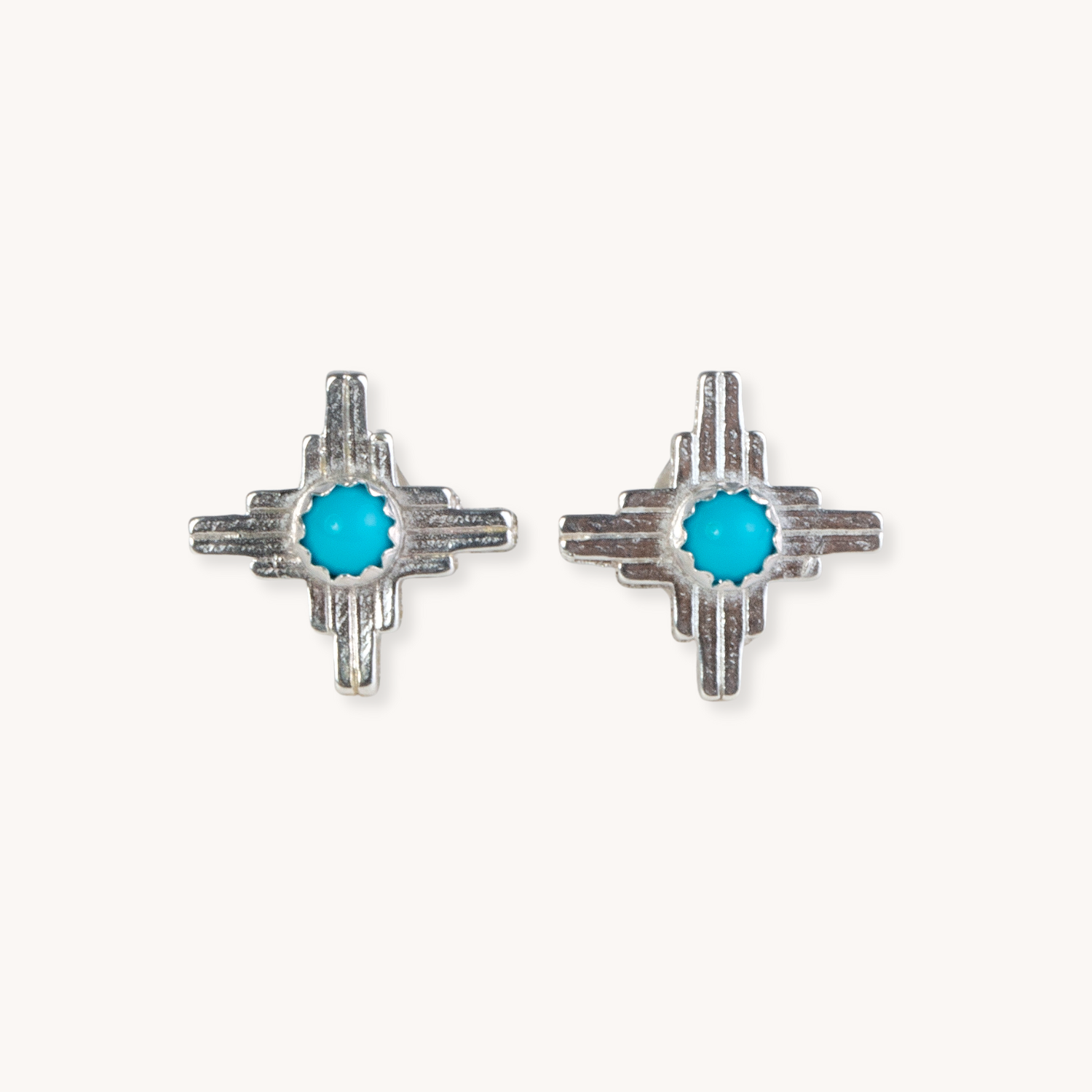 Enchantment Turquoise Mini Zia Stud Earrings