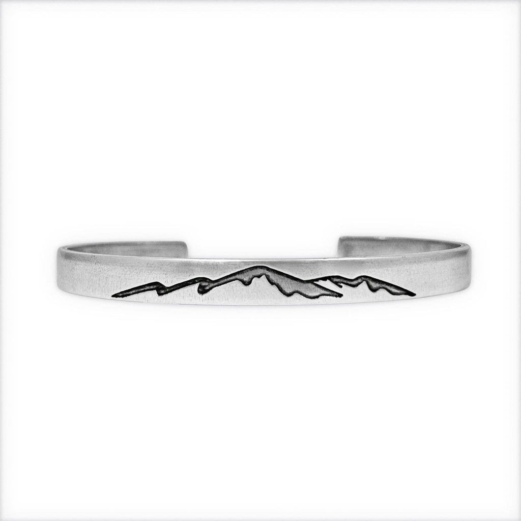 Mountainscape Mountain  Cuff Bracelet