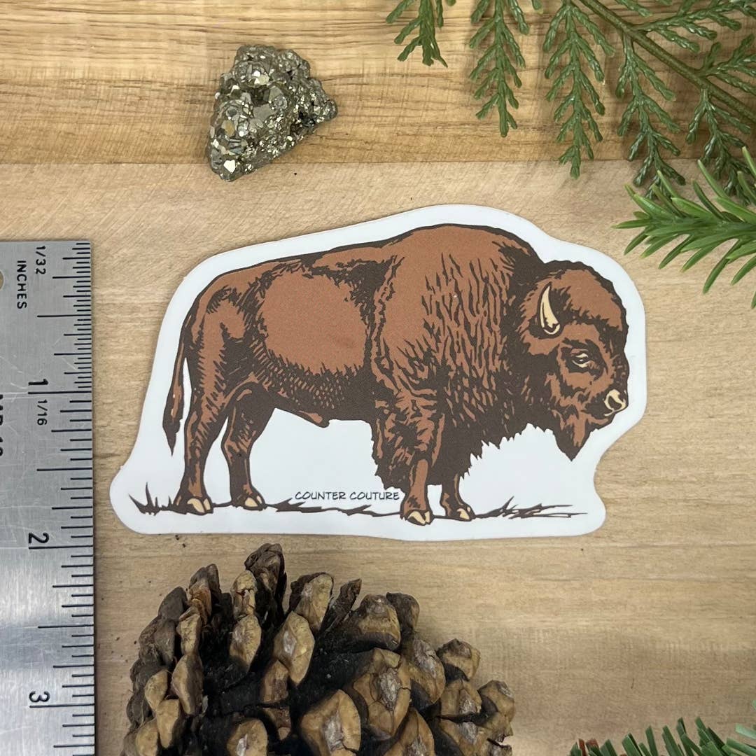 Bison Sticker