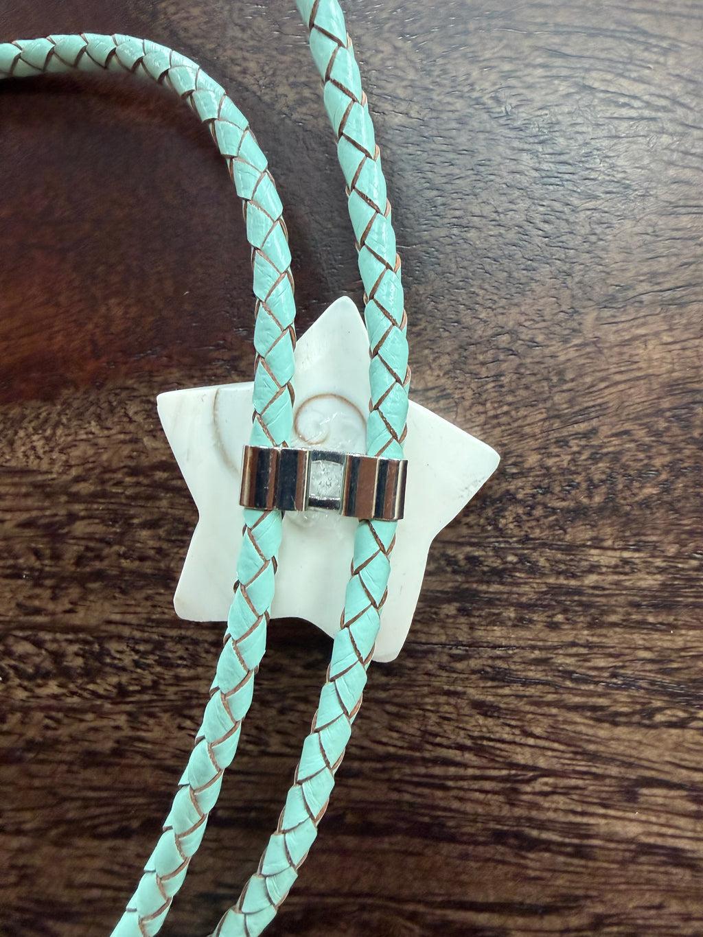 Sheva Shell Star Bolo Tie