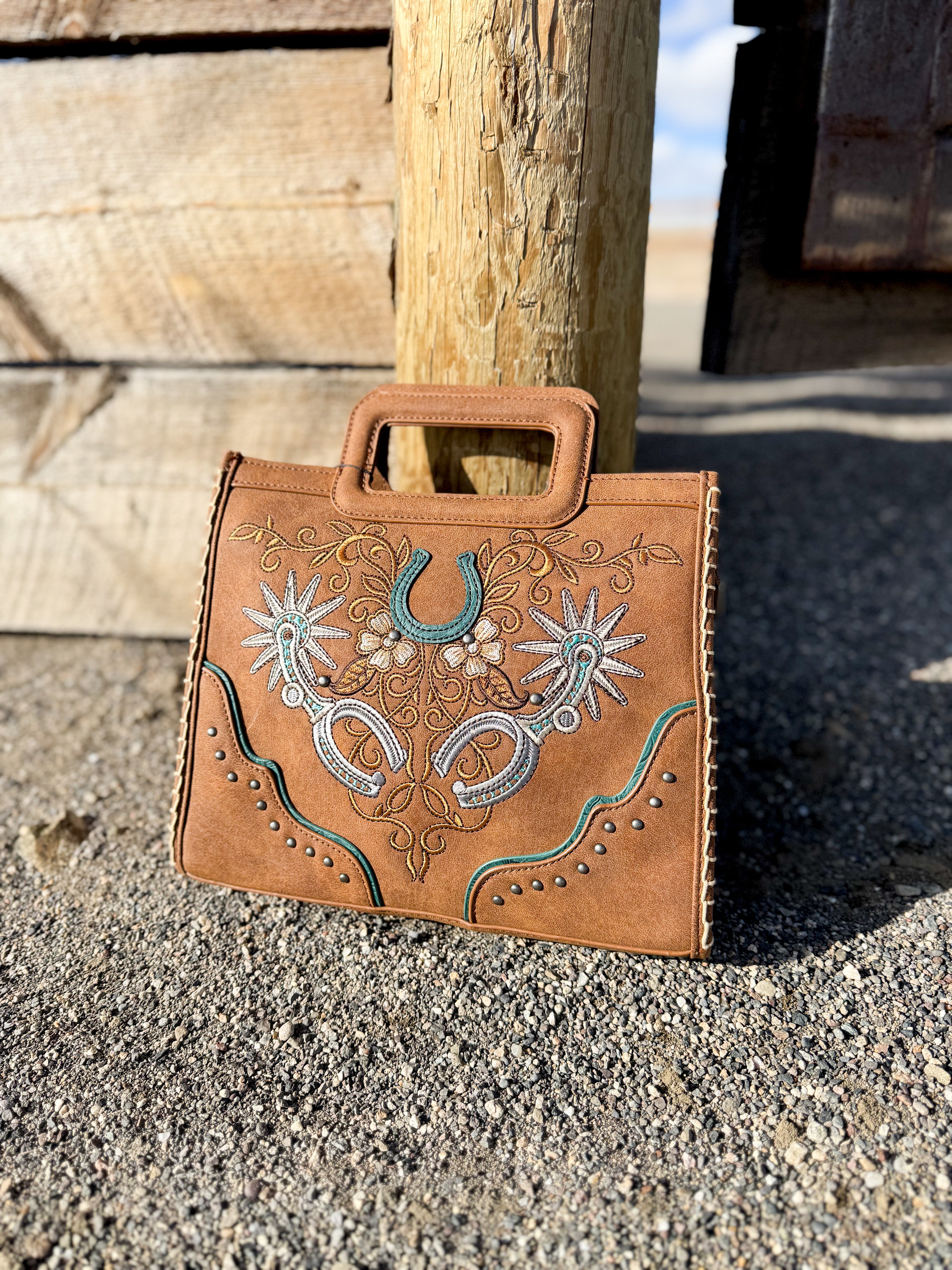 Spurs Out West Handbag