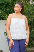 Plus Size Crochet Lace Cami