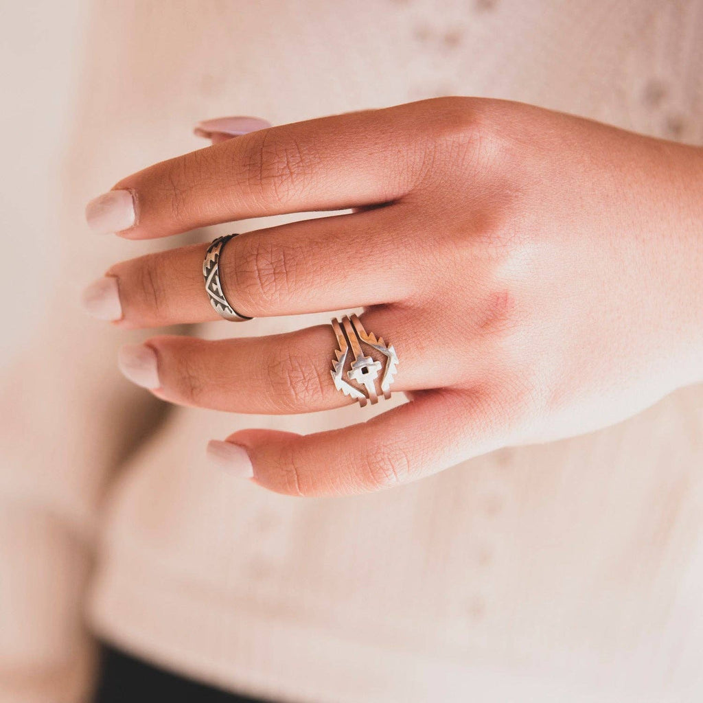 Skyweaver Silver Stackable Rings