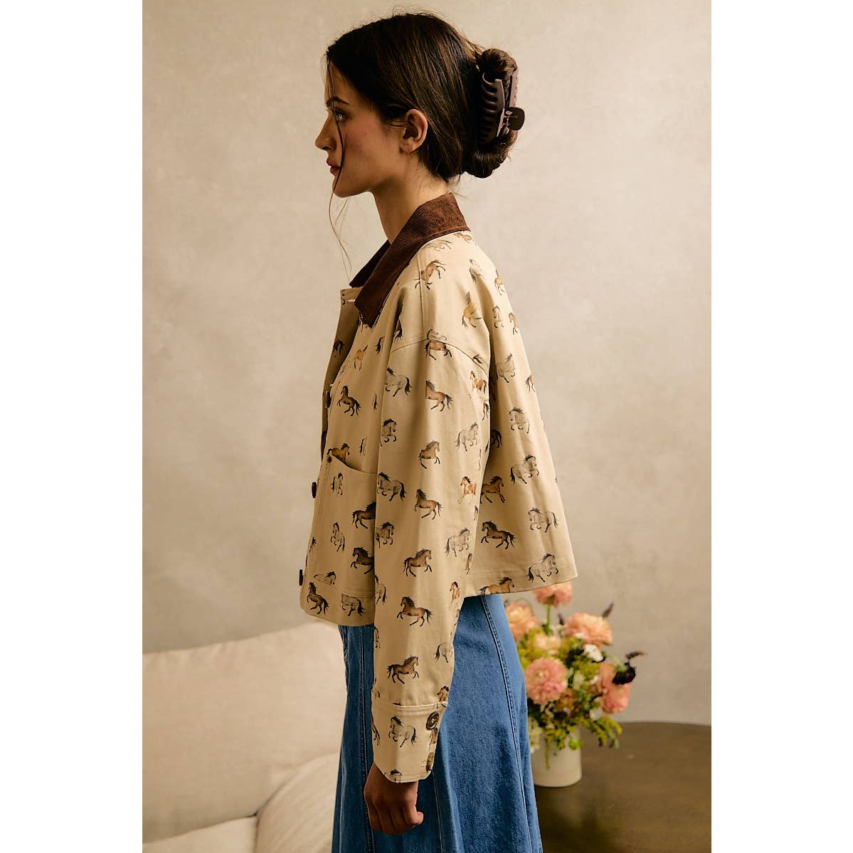 Horse Print Jacket