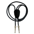 Gemstone Bolo Tie - Onyx (Silver)