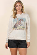 COCO WESTERN VINTAGE GRAPHIC Long Sleeve