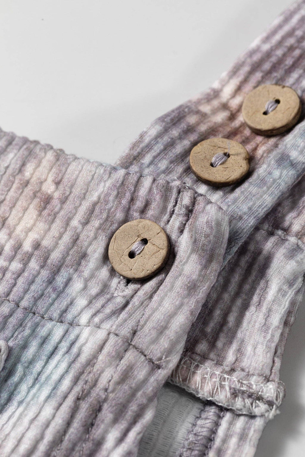 Brown Camouflage Ribbed Overalls