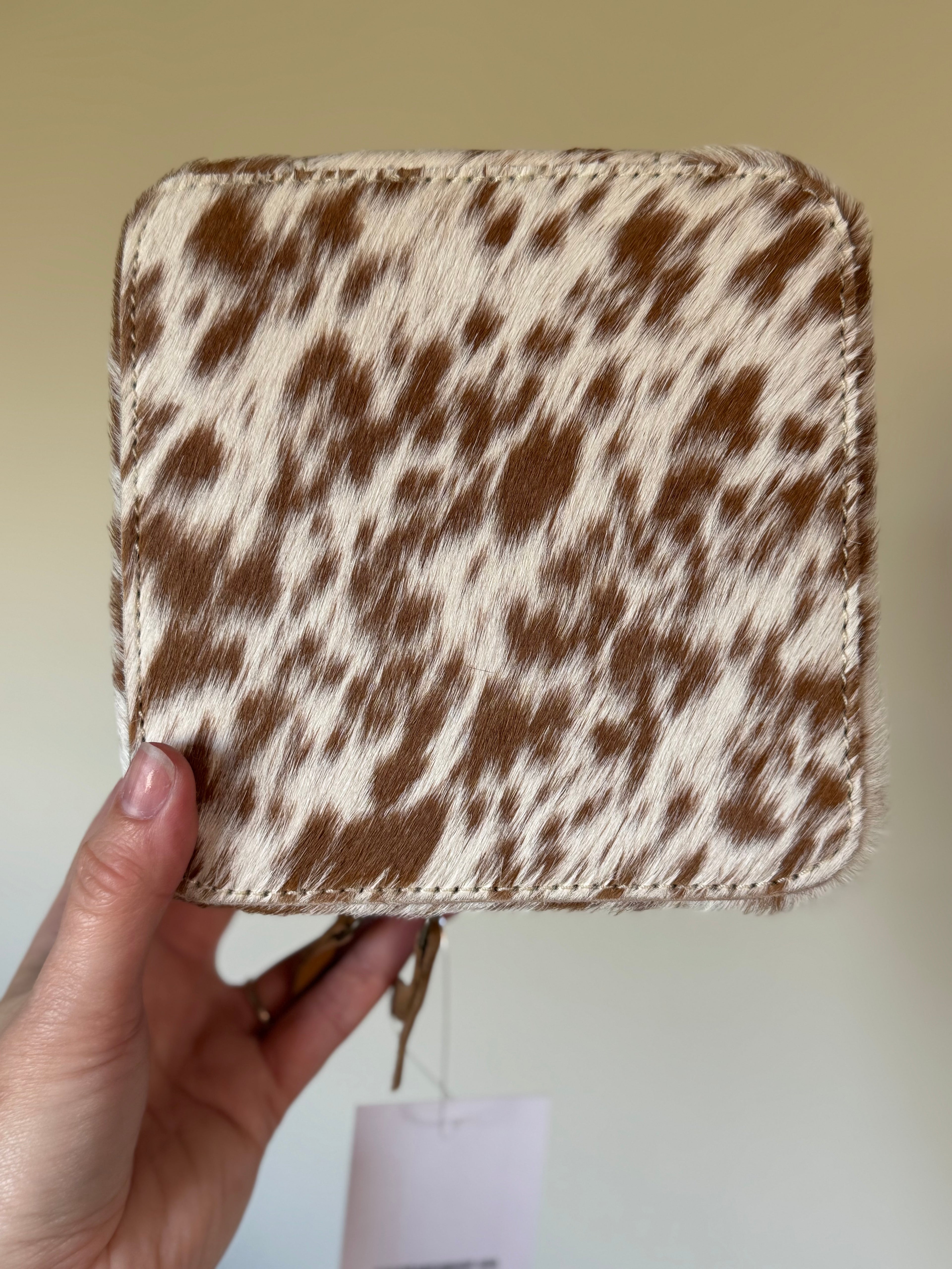 Cowhide Jewelry Box