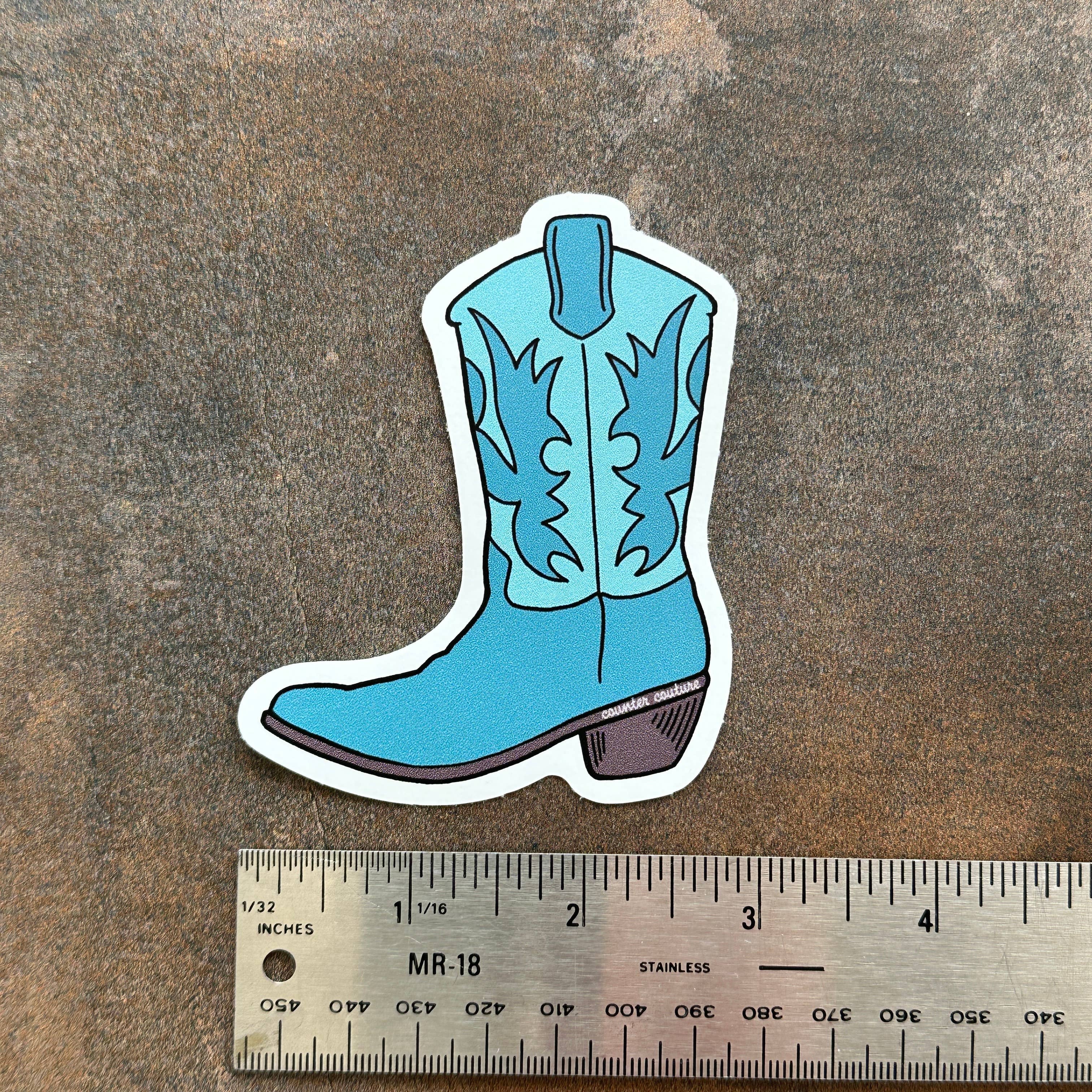 Cowboy Boot Sticker