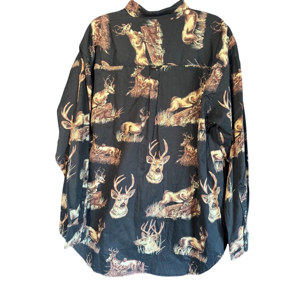 Deer Button Up