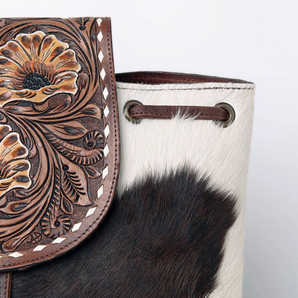 Genuine Western Leather Backpack
