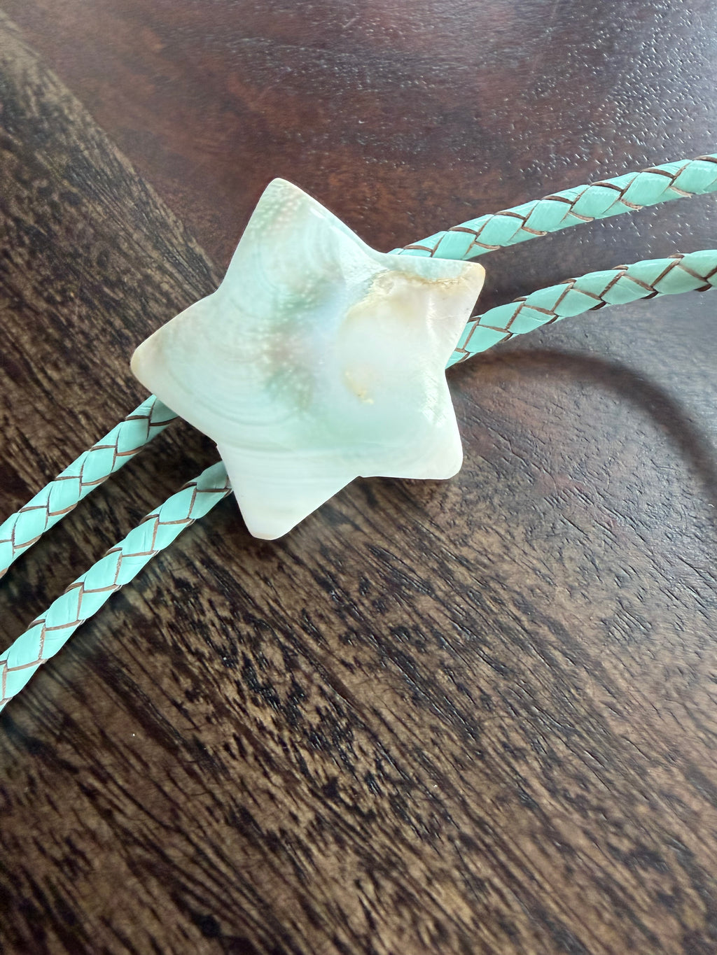 Sheva Shell Star Bolo Tie