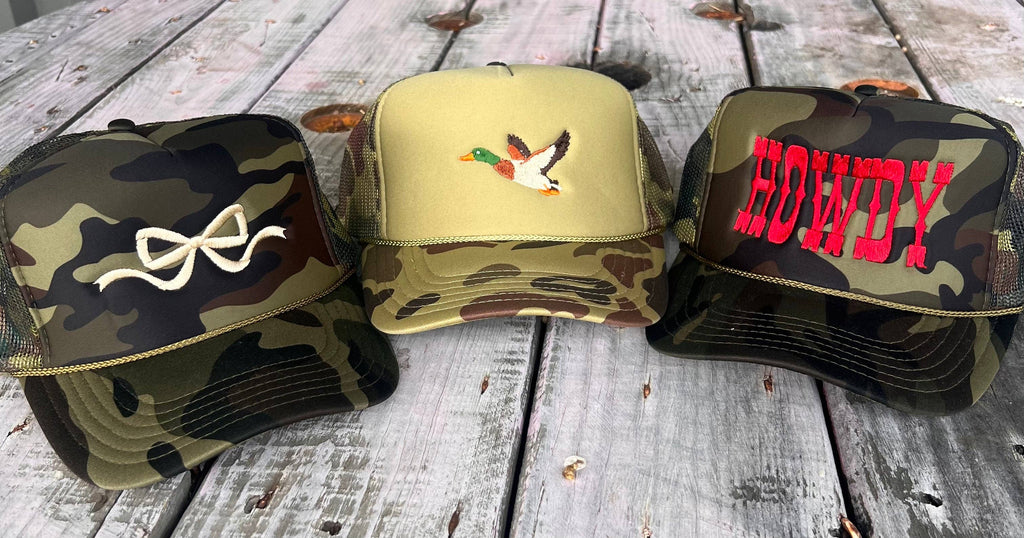 Mallard Duck Camo & Olive Trucker