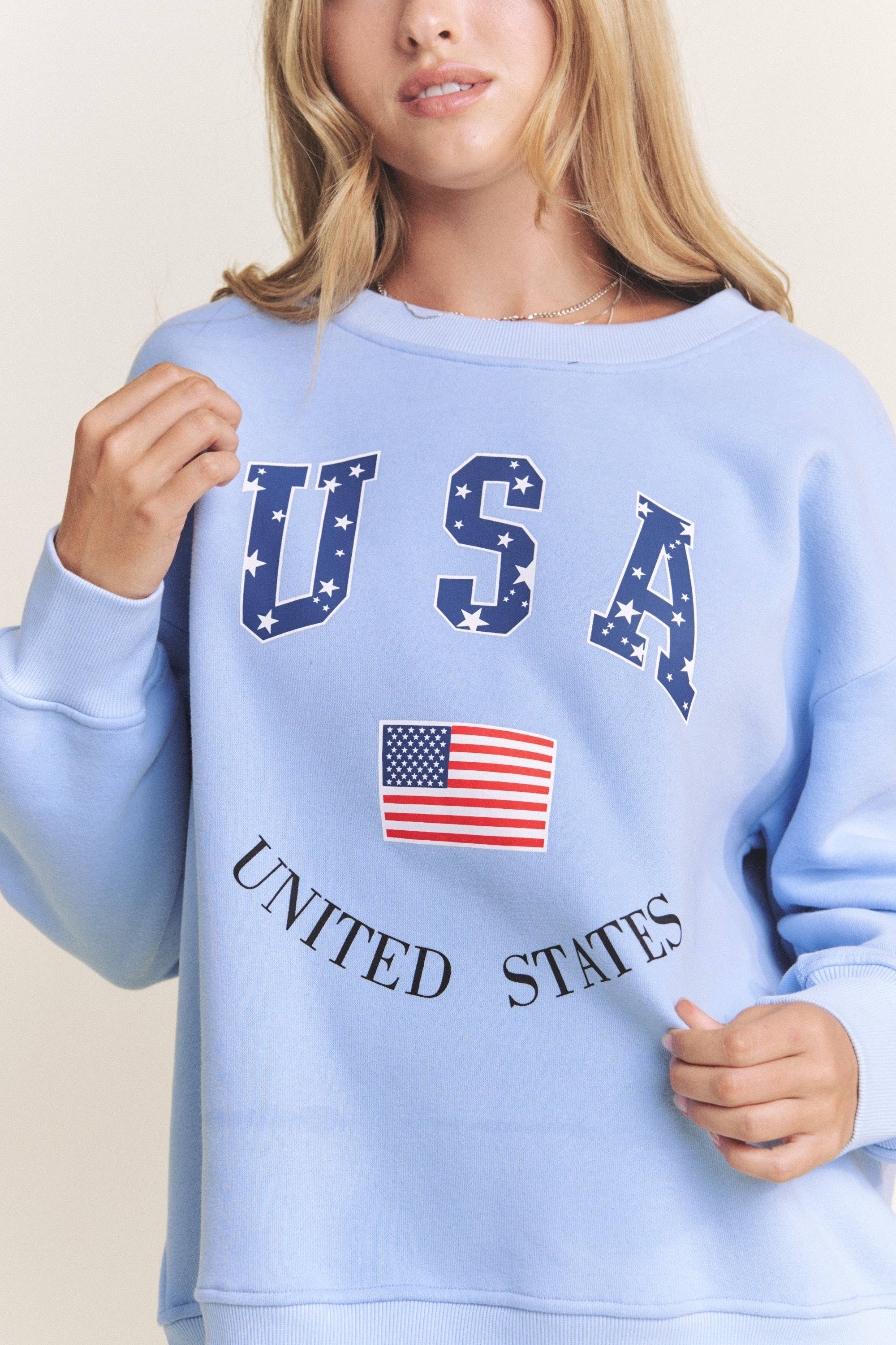 Plus Size USA Sweatshirt