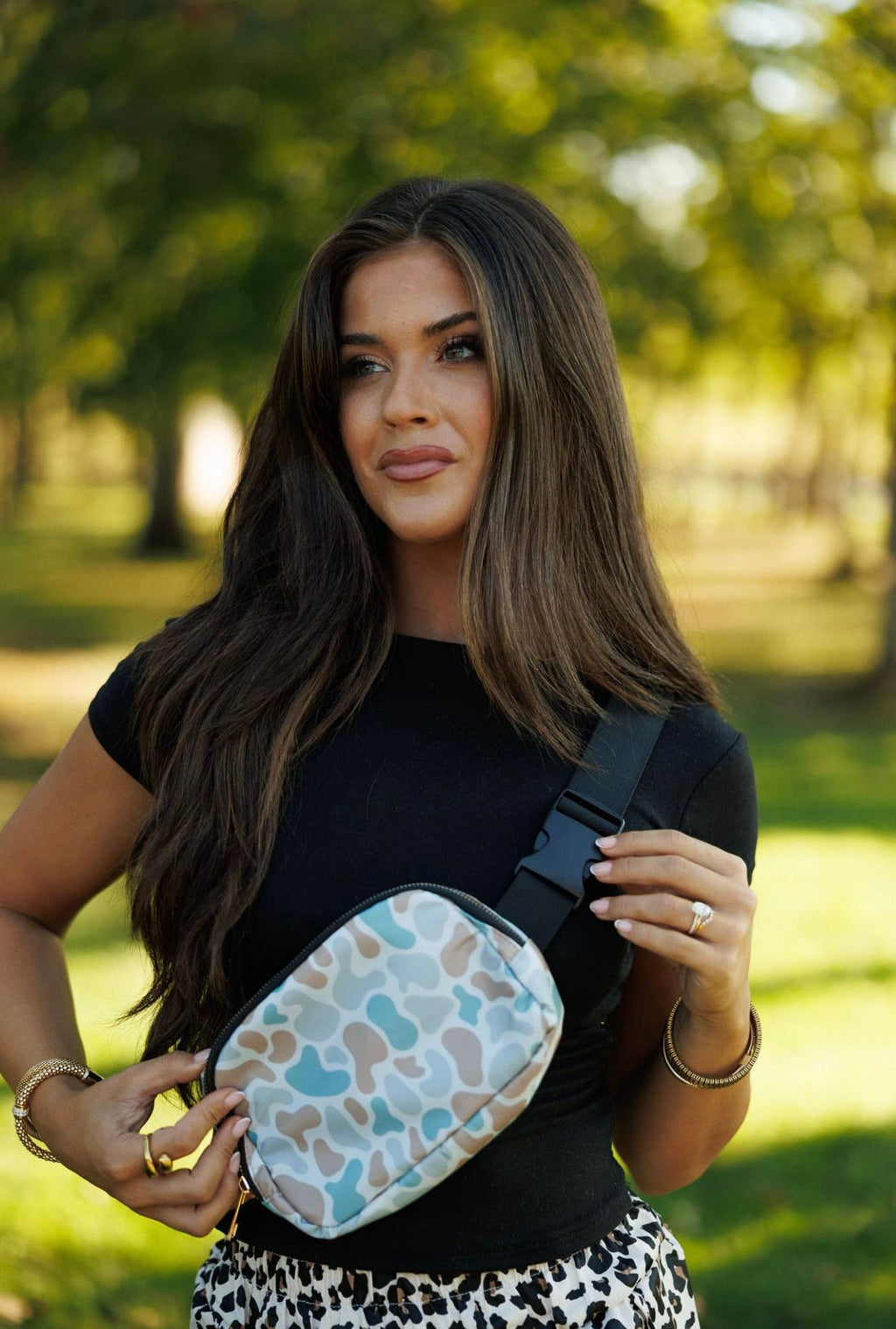 Camo Crossbody Bag
