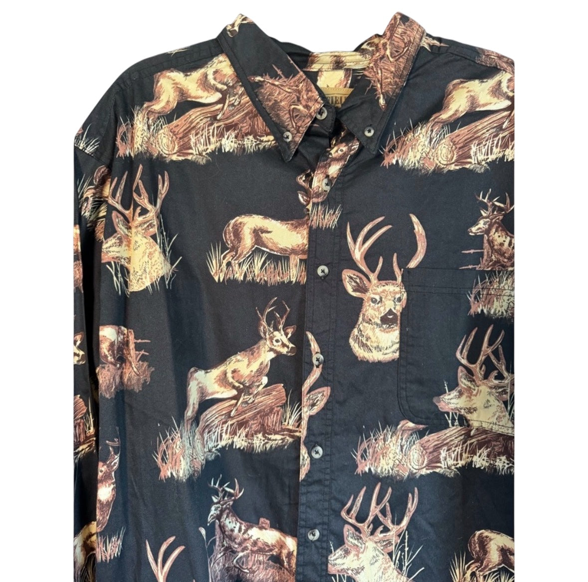 Deer Button Up