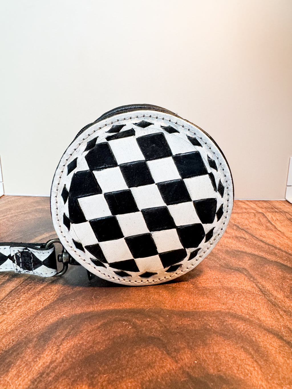 Checkered Wristlet