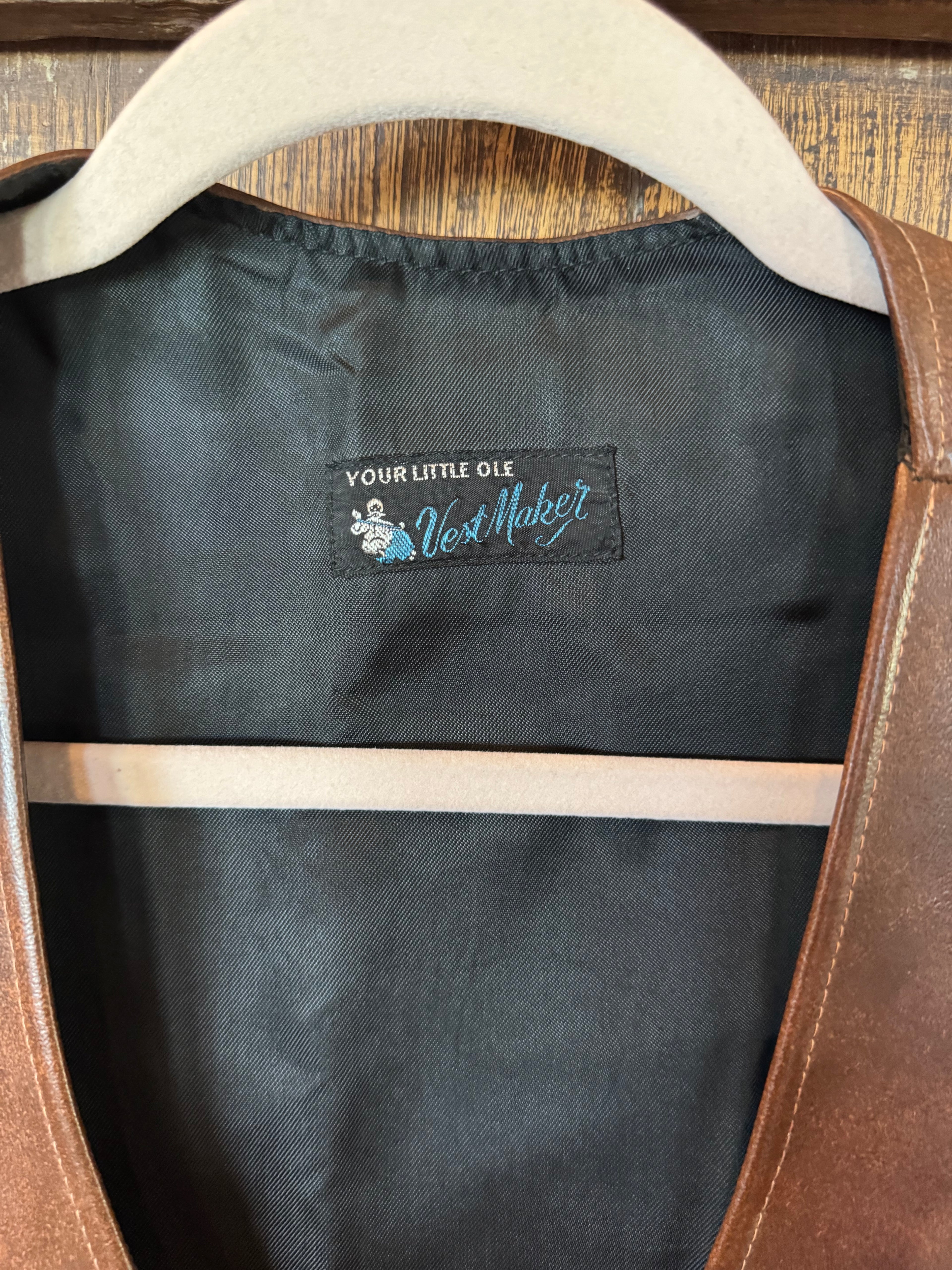 Vintage Leather Vest