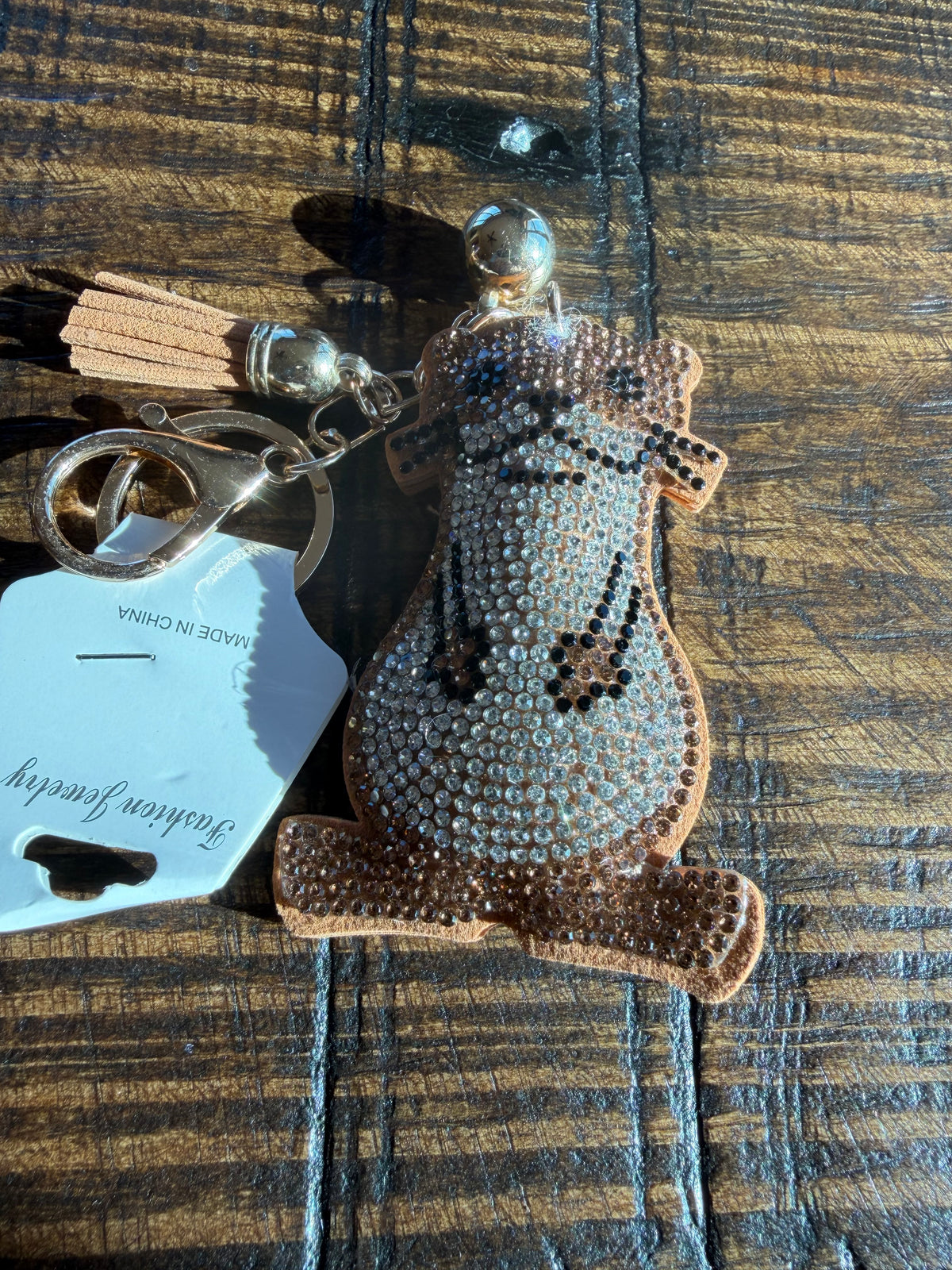 Rhinestone Bag Charm