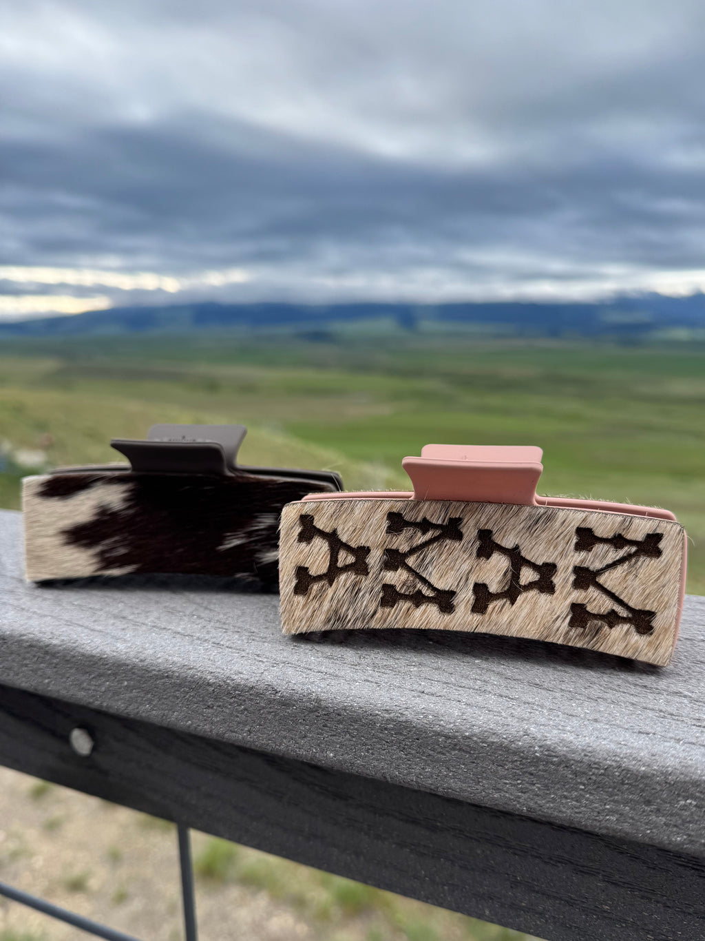 Cowhide Claw Clip - Jumbo