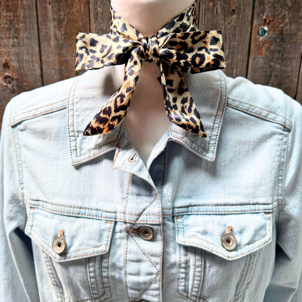 Tan Western Twilly/ Cowgirl Necktie