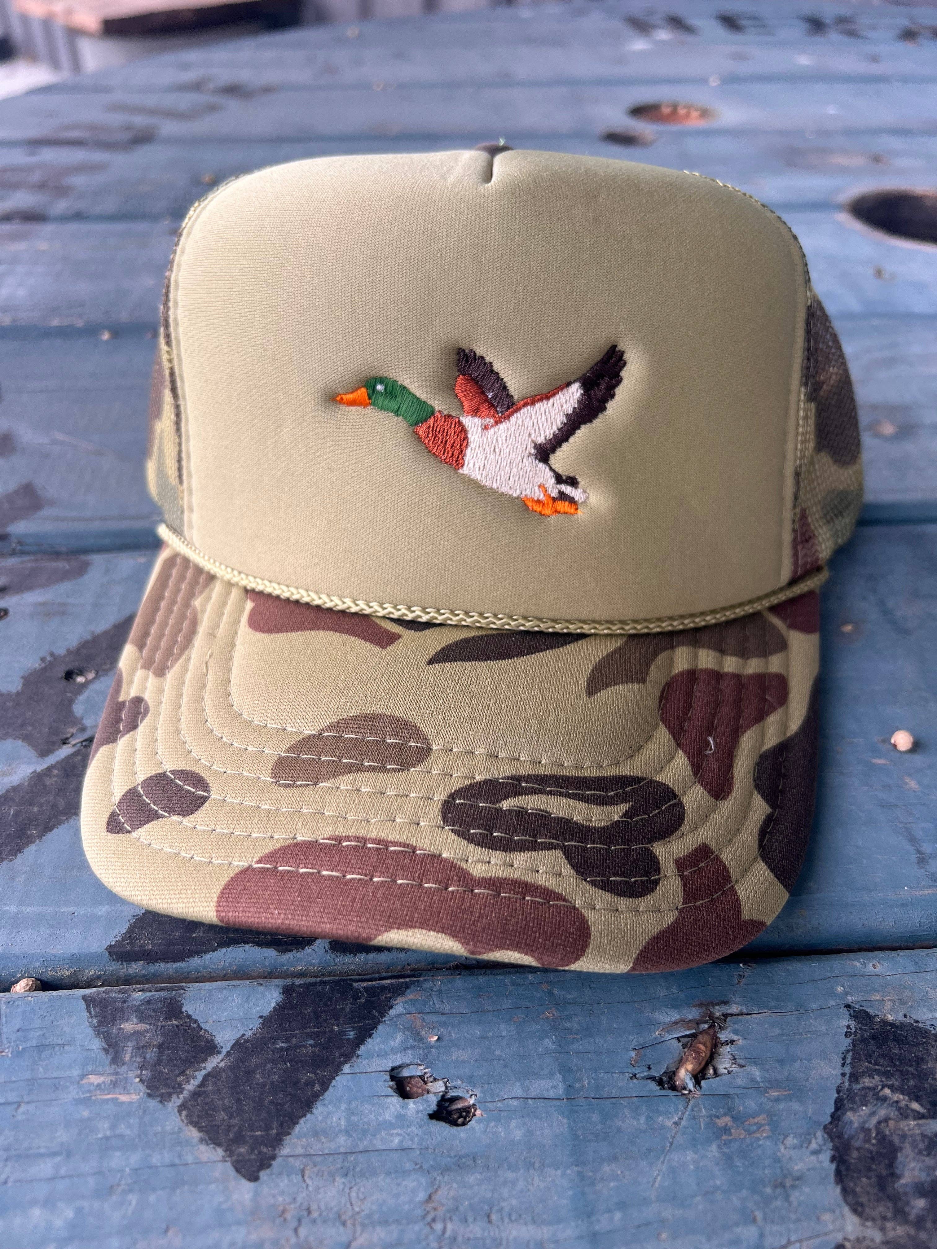 Mallard Duck Camo & Olive Trucker