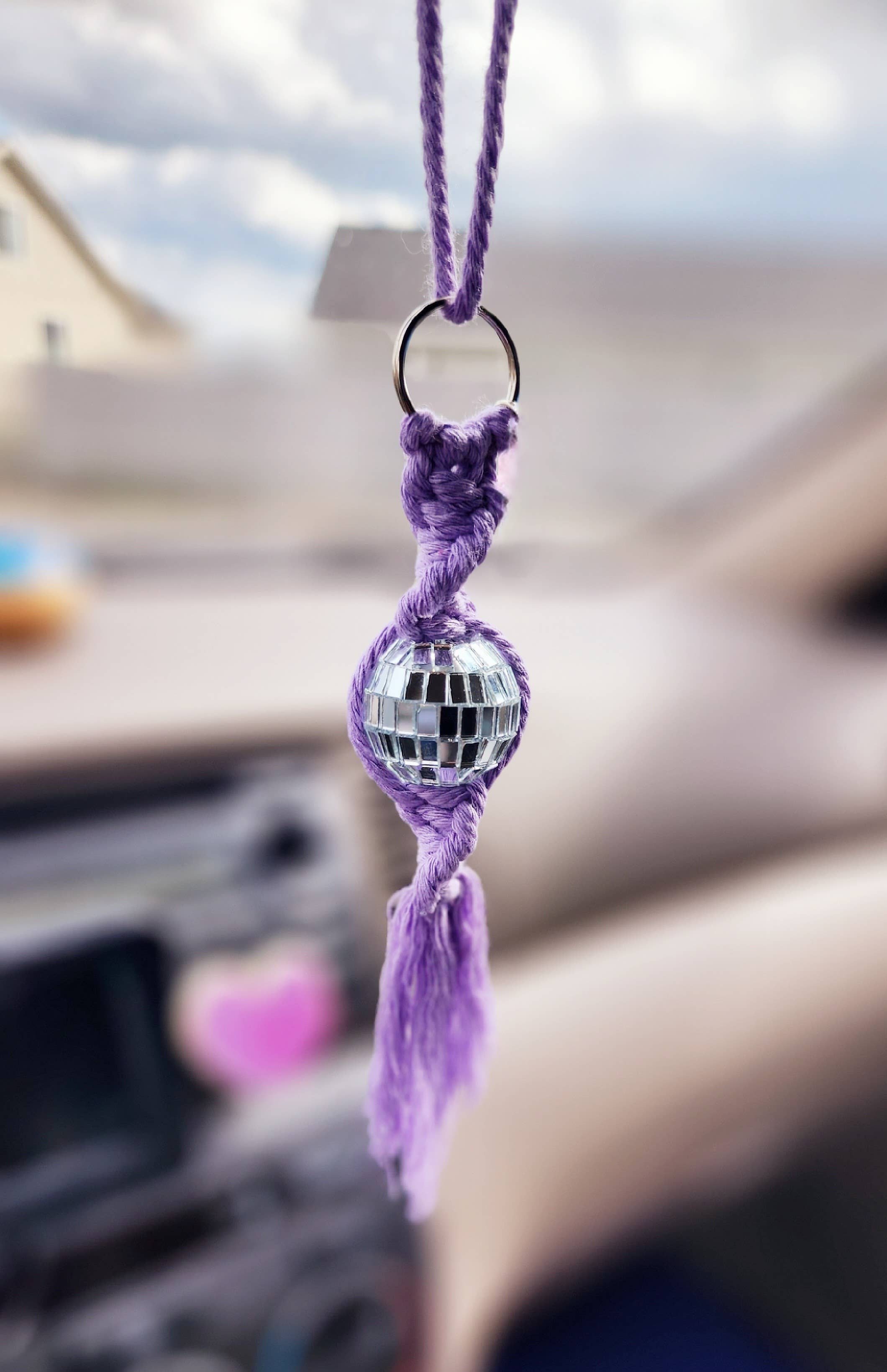 Disco Ball Car Charm/Keychain
