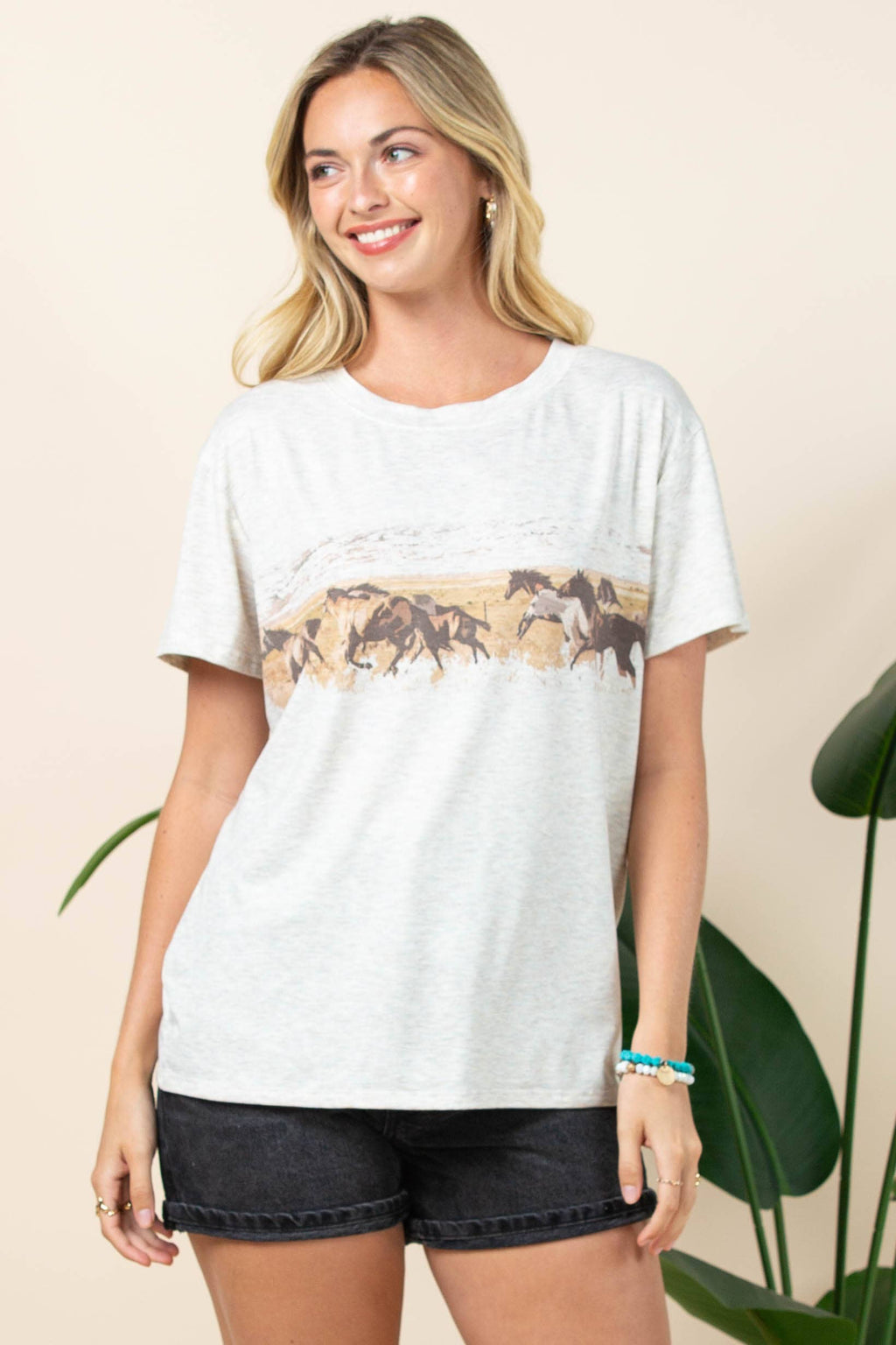 Running Horses Graphic Tee