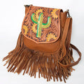Genuine Western Leather Messenger Bag