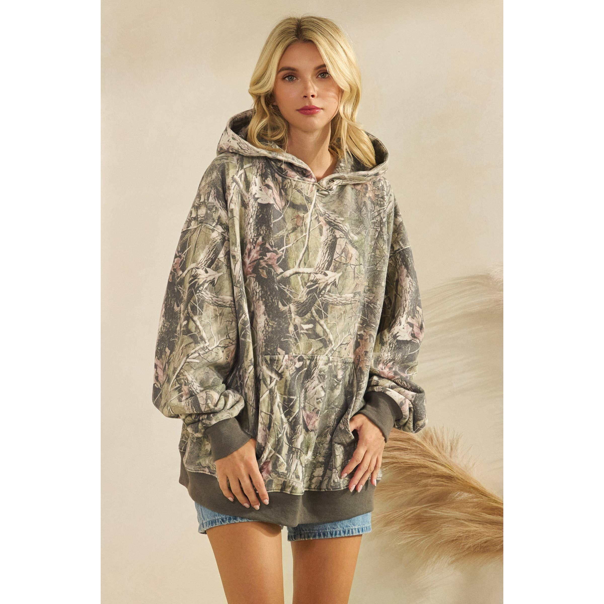 Camo Fleece Hoodie