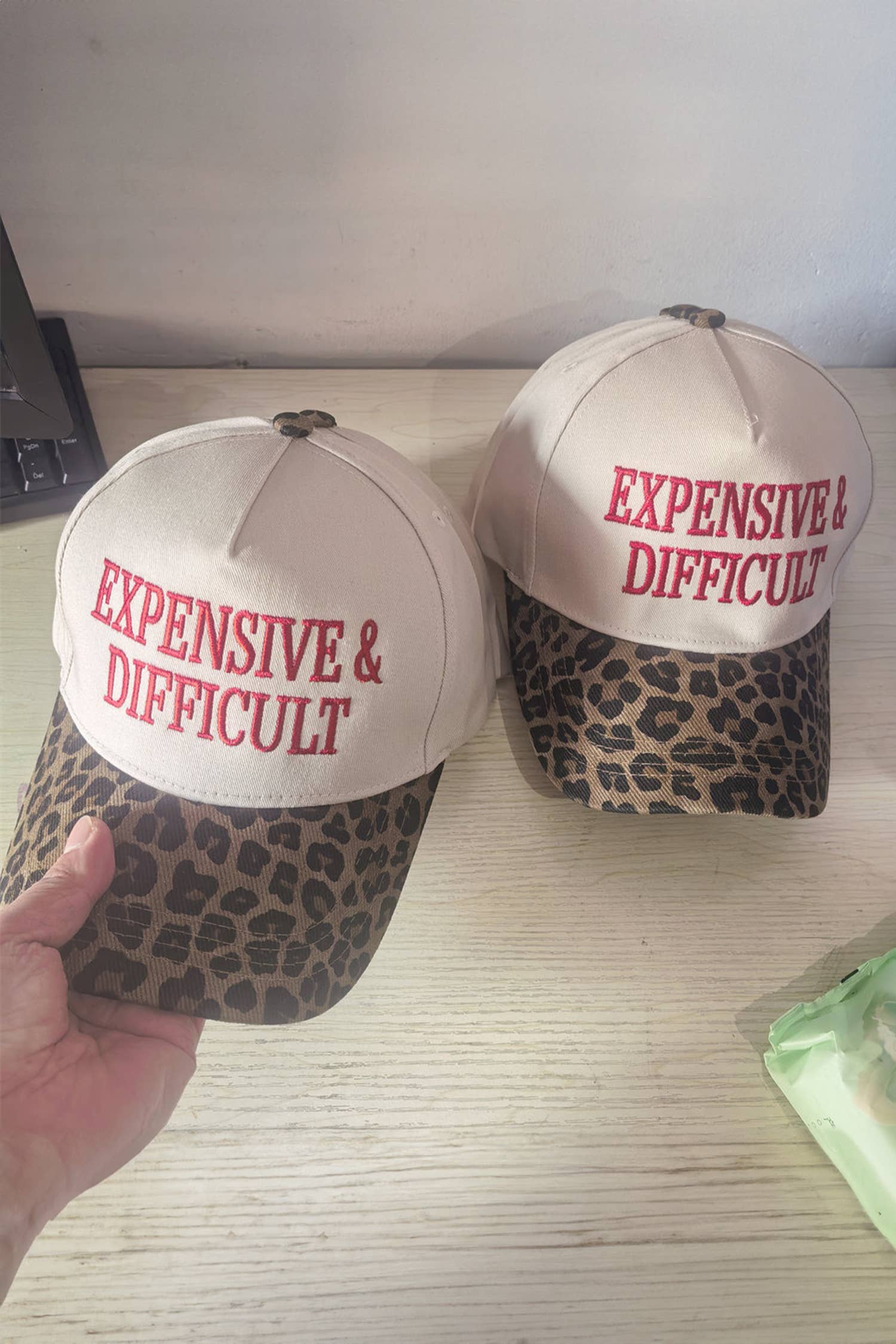 EXPENSIVE & DIFFICULT Leopard Brim Cap